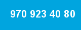 970 923 40 80 970 923 40 80